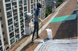 HDS-CP10(우레탄접착제) 도포