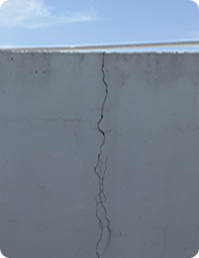 균열 사진 1