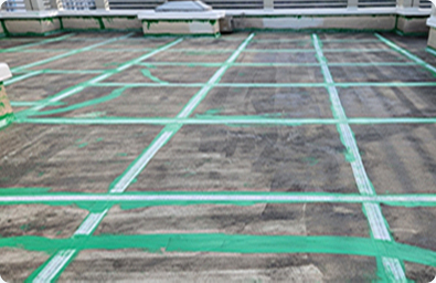 HK보강시트를 이용한 균열 대응 사진